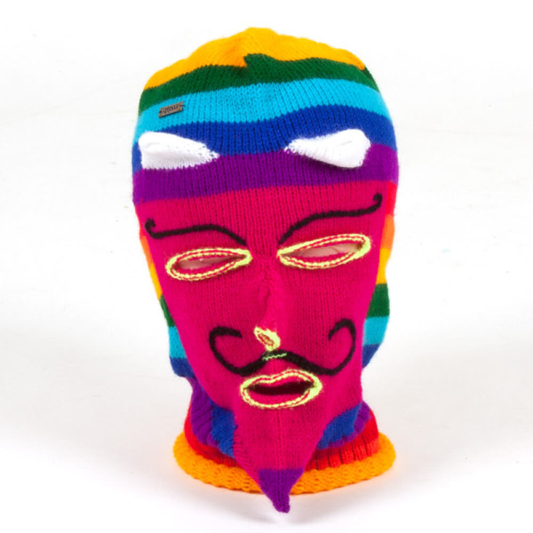 Maske Ukuko Peru weinrot
