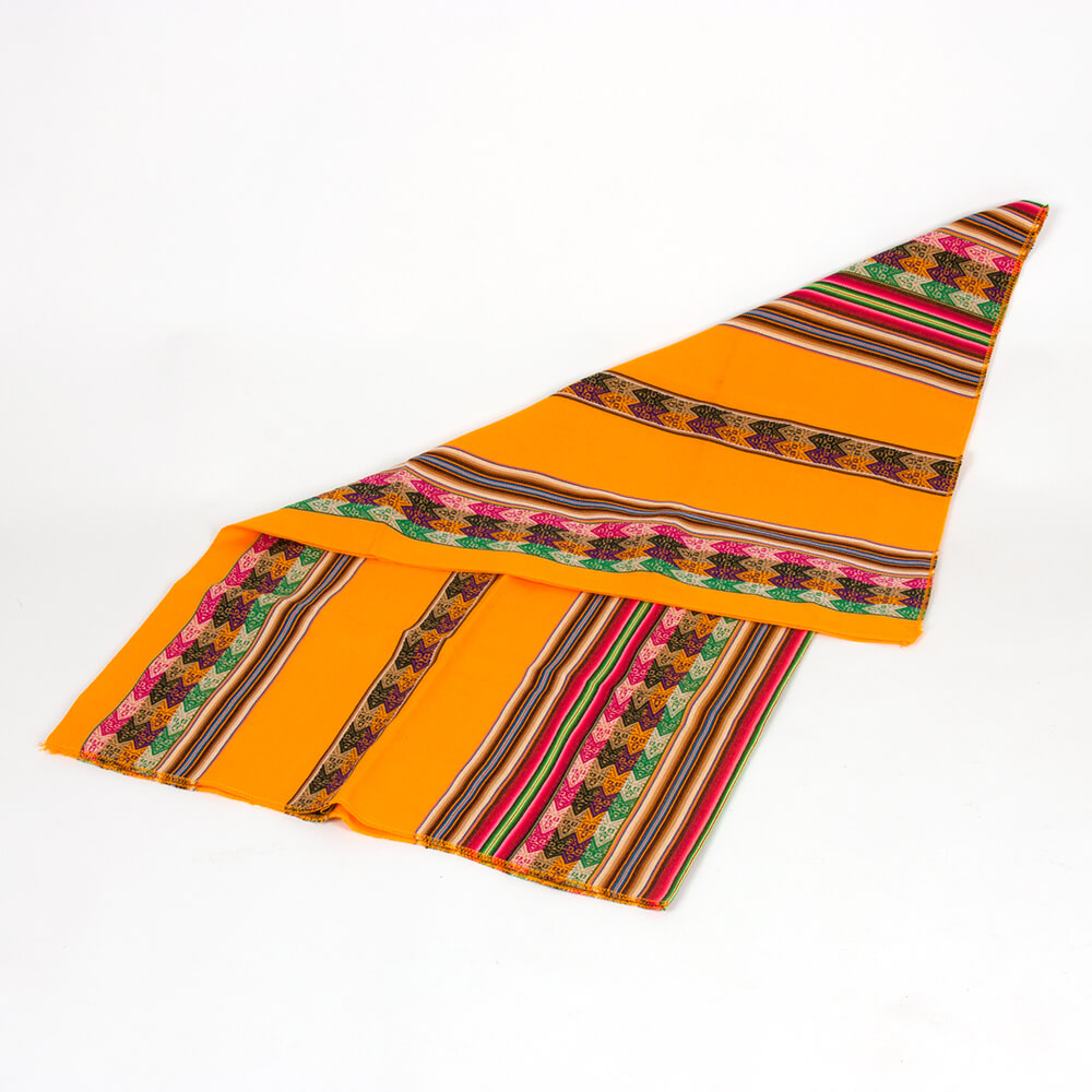 Decke aus Peru, orange