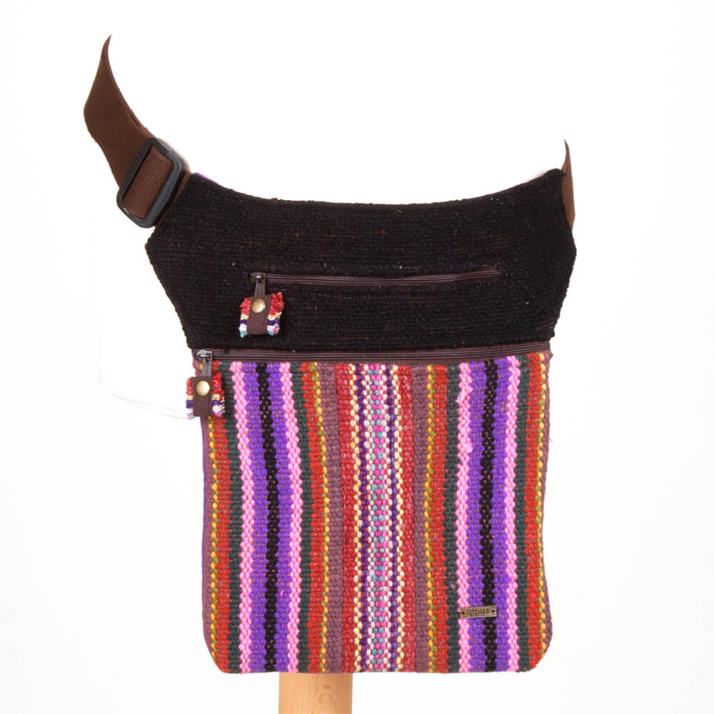 Gürteltasche aus Peru - violett