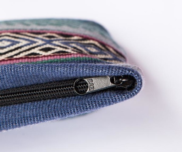 Wayra Cosmetic Pouch aus Peru -blau